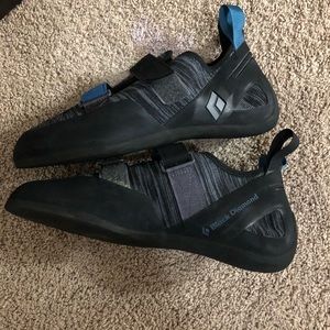 Black diamond rock climbing shoes